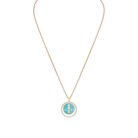 Messika Turquoise Lucky Move Pendant-Messika Turquoise Lucky Move Pendant -