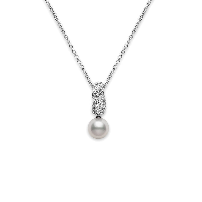 Mikimoto Akoya Cultured Pearl Necklace-Mikimoto Akoya Cultured Pearl Necklace -