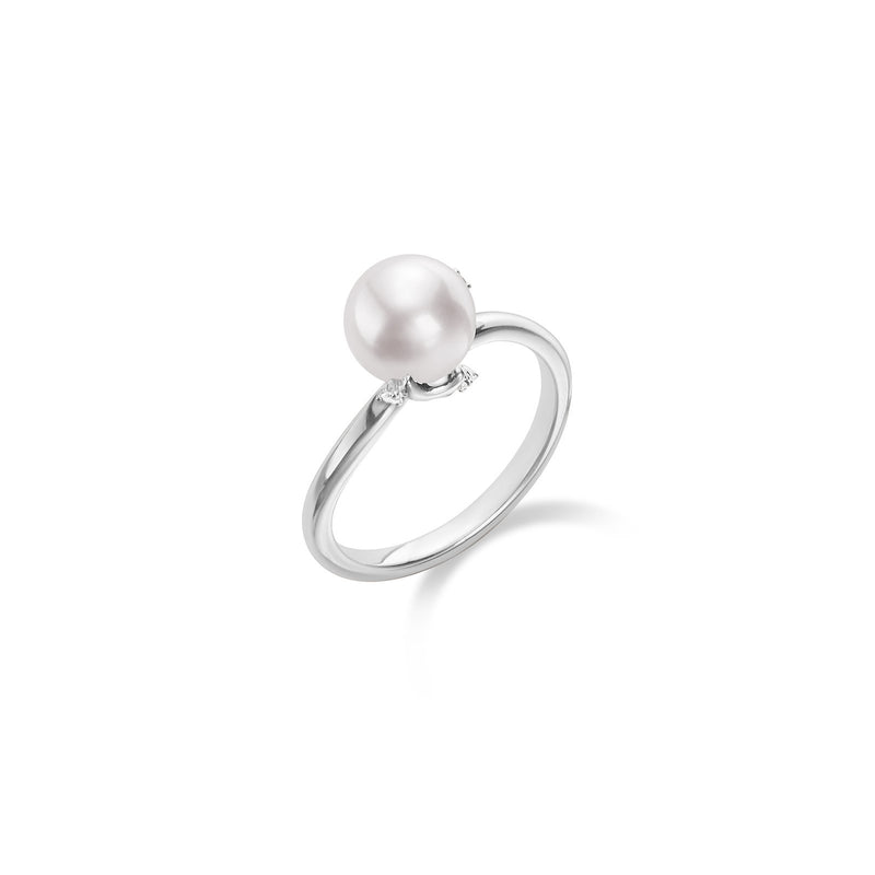 Mikimoto Akoya Cultured Pearl Ring-Mikimoto Akoya Cultured Pearl Ring -