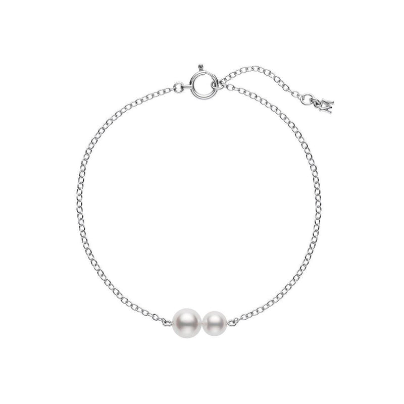 Mikimoto Akoya Cultured Pearl Station Bracelet-Mikimoto Akoya Cultured Pearl Station Bracelet - MDQ10055AXXW