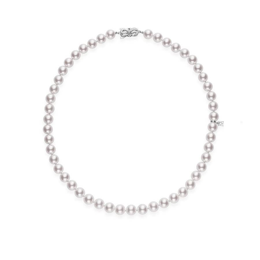 Mikimoto Reserve Akoya Cultured Pearl Necklace in Platinum U75516RP