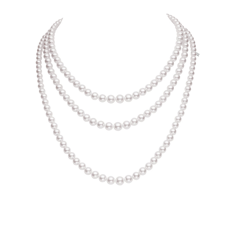 Mikimoto Akoya Cultured Pearl Triple Strand-Mikimoto Akoya Cultured Pearl Triple Strand G90120TV1K
