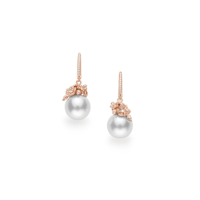 Mikimoto Cherry Blossom Earrings-Mikimoto Cherry Blossom Earrings -