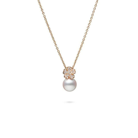 Mikimoto Akoya Cultured Pearl Cherry Blossom Necklace-Mikimoto Cherry Blossom Necklace - MPA10379ADXZ