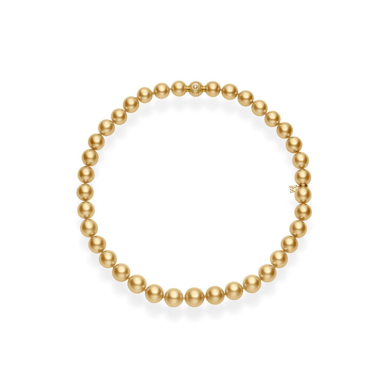 Mikimoto Golden South Sea Cultured Pearl Strand-Mikimoto Golden South Sea Cultured Pearl Strand -