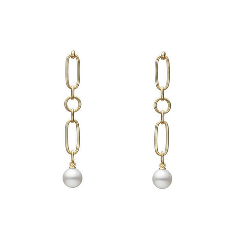 Mikimoto M Code Akoya Cultured Pearl Earrings-Mikimoto M Code Akoya Cultured Pearl Earrings - MEQ10171AXXK