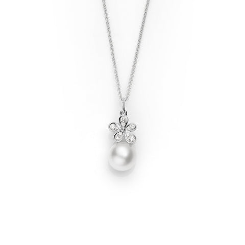 Mikimoto White South Sea Cultured Pearl Necklace-Mikimoto White South Sea Cultured Pearl Necklace -