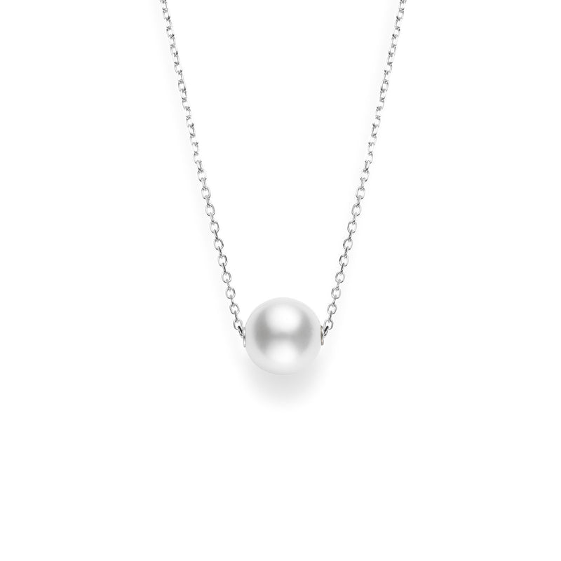 Mikimoto White South Sea Cultured Pearl Necklace-Mikimoto White South Sea Cultured Pearl Necklace -