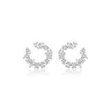 Mixed-shape Diamond Earrings-Mixed-shape Diamond Earrings - DENKA04462