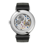 NOMOS Glashütte Tangente-NOMOS Glashütte Tangente - NOMOS Glashütte Tangente in a 35mm stainless steel case with white dial on leather strap, featuring a small seconds display and a hand-wound mechanical movement with up to 43 hours of power reserve.