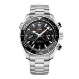 Omega Seamaster Planet Ocean 600m 45.5mm - Chronograph-Omega Seamaster Planet Ocean 600M Omega Co-Axial Master Chronometer Chronograph in a 45.5mm stainless steel case with black dial on stainless steel bracelet, featuring a chronograph function, date display and automatic movement.