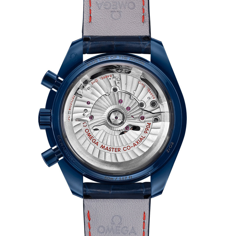 Omega Speedmaster Moonphase 44.25mm - Blue Side of the Moon-Omega Speedmaster Moonwatch Omega Co-Axial Master Chronometer Moonphase Chronograph 44.25mm -