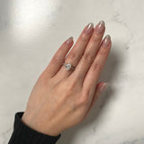 Oval-cut Engagement Ring-Oval-cut Engagement Ring - DRJST02204