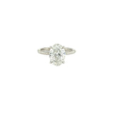 Oval-cut Engagement Ring-Oval-cut Engagement Ring - DRJST02874