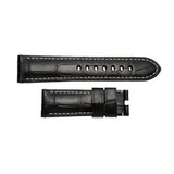 Panerai Alligator Black Ecru 24/22mm-Panerai Alligator Black Ecru 24/22mm - MX004409