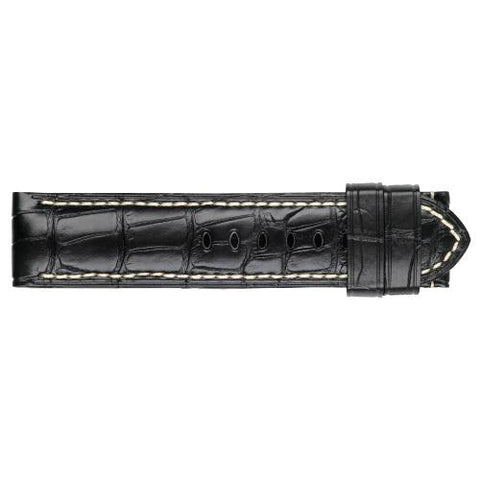 Panerai Alligator Black Ecru 26/26mm-Panerai Alligator Black Ecru 26/26mm - MX0032FS