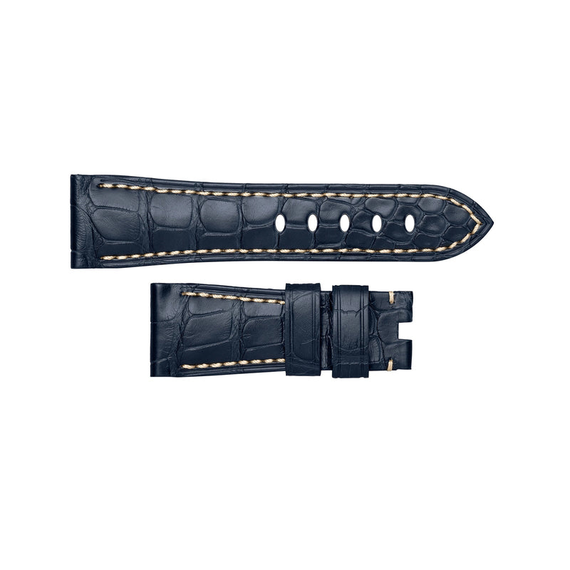 Panerai Alligator Dark Blue Beige 22/18mm QR-Panerai Alligator Dark Blue Beige 22/18mm QR - MXE09BS5