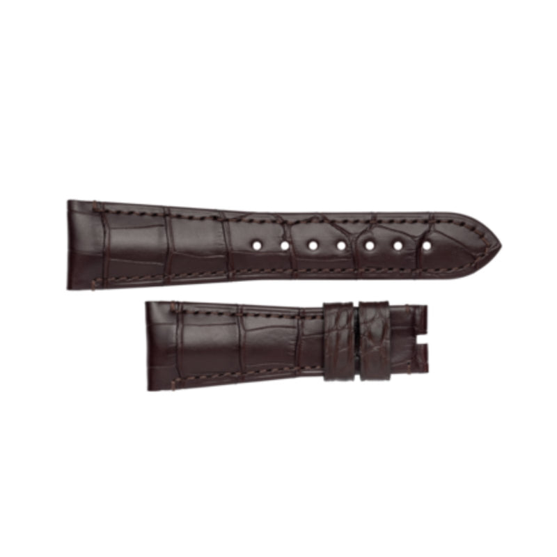 Panerai Dark Brown Alligator Strap 24/18mm-Panerai Dark Brown Alligator Strap 24/18mm - MXE0KSS2