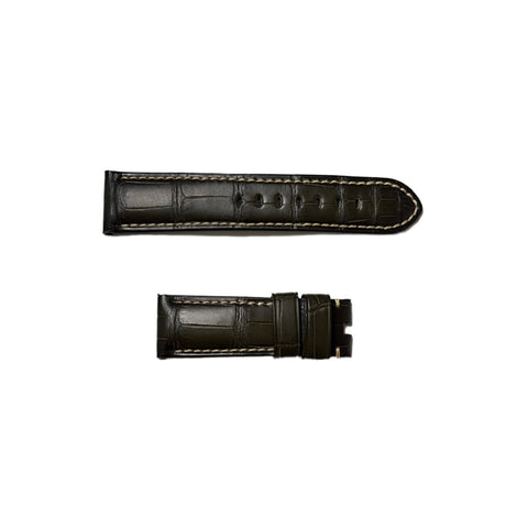 Panerai Alligator Patina Green Strap 24/22mm-Panerai Alligator Patina Green Strap 24/22mm - MXE0DQBG