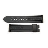 Panerai Caoutchouc Black 24/22mm-Panerai Caoutchouc Black 24/22mm - MX00312X