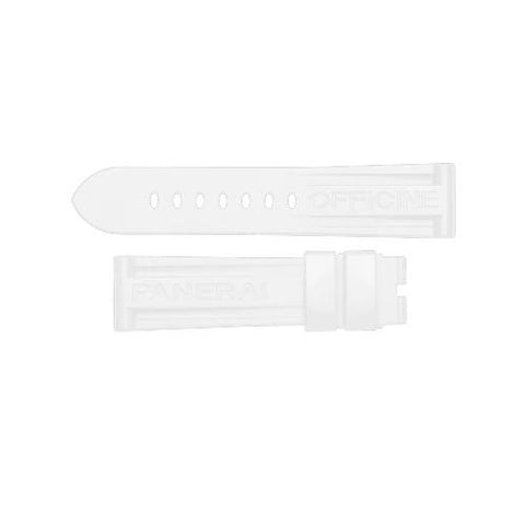 Panerai Caoutchouc White 22/20mm-Panerai Caoutchouc White 22/20mm - MXE0BRPN