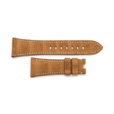 Panerai Gold Ecru Alligator Strap 27/20mm-Panerai Gold Ecru Alligator Strap 27/20mm - MX004XJS