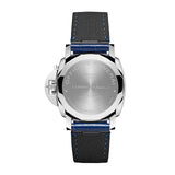 Panerai Luminor Due - 38mm-Panerai Piccolo Due - PAM01273 - Panerai Luminor Due in a 38mm stainless steel case with blue dial on quick release leather strap, featuring a small seconds, date and automatic movement with up to 3 days of power reserve.
