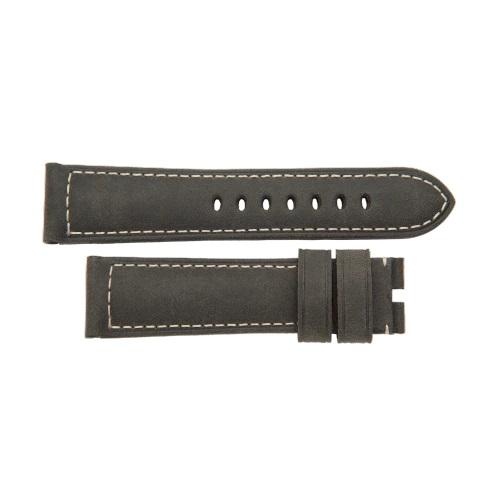 Panerai Scamosciato Black Ecru 24/22mm-Panerai Scamosciato Black Ecru 24/22mm - MX008WLZ