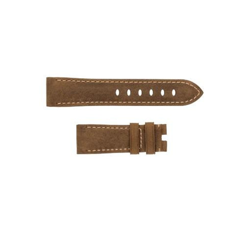 Panerai Scamosciato Dark Brown Beige 22/18mm QR-Panerai Scamosciato Dark Brown Beige 22/18mm QR - MXE090BN