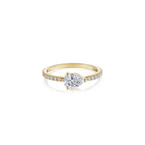 Pear Brilliant Cut Diamond Ring-Pear Brilliant Cut Diamond Ring - 41994