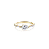 Pear Brilliant Cut Diamond Ring-Pear Brilliant Cut Diamond Ring - 45908