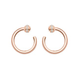 Piaget Possession Open Hoop Earrings-Piaget Possession Open Hoop Earrings -