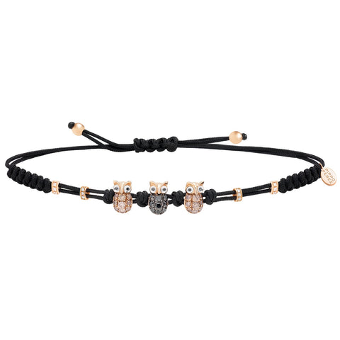 Pippo Perez Owl 3 Bracelet-Pippo Perez Owl 3 Bracelet - B114DBDN.S3