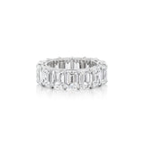 Platinum Emerald Eternity Diamond Band-Platinum Emerald Eternity Diamond Band - DRNKA05087