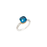 Pomellato London Blue Nudo Ring-Pomellato London Blue Nudo Ring - PAB7 040O 6WHR B0TTU
