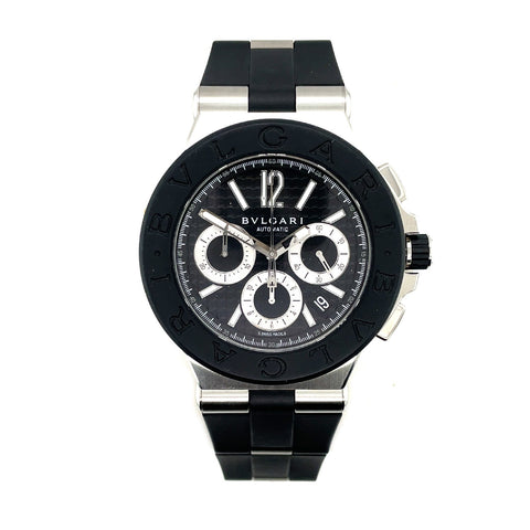 Pre-owned Bvlgari Diagono Chronograph-Pre-owned Bvlgari Diagono Chronograph - WGBVL01483