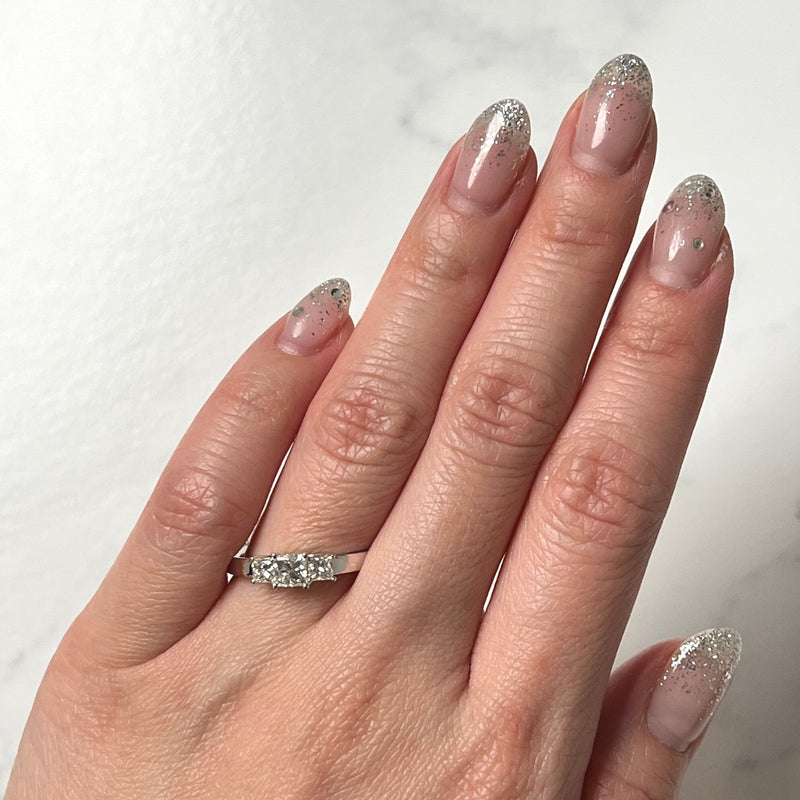 Princess-cut Engagement Ring-Princess-cut Engagement Ring - DRKDJ00901