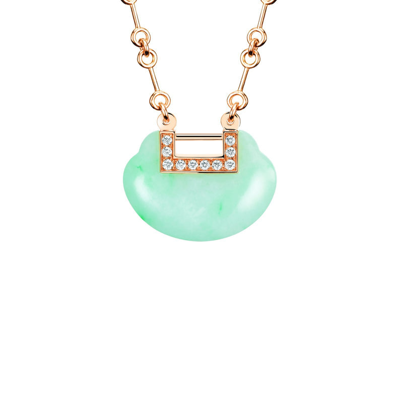 Qeelin Medium Yu Yi Necklace-Qeelin Medium Yu Yi Necklace - YY-020-NL-RGDGJE