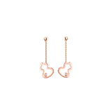 Qeelin Petite Wulu Earrings-Qeelin Petite Wulu Earrings - WU-ER0003A-RGD