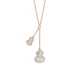 Qeelin Petite Wulu Necklace-Qeelin Petite Wulu Necklace - WUNPT8BRGMP