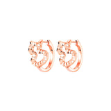 Qeelin Wulu 18 Earrings-Qeelin Wulu 18 Earrings - WU-040-18HER-RG