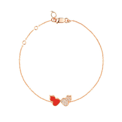 Qeelin Wulu Diamond and Hyceram Bracelet-Qeelin Wulu Diamond and Hyceram Bracelet - WEB40ANRGRH