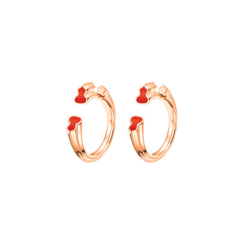 Qeelin Wulu Hyceram Earrings-Qeelin Wulu Hyceram Earrings - WEE50APRGRH