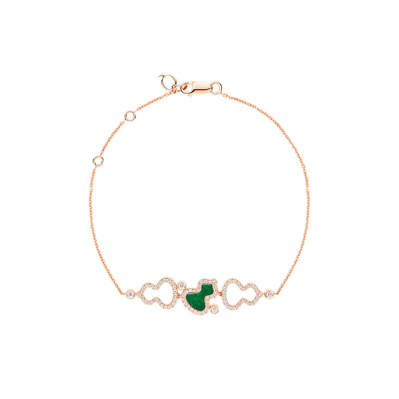 Qeelin Wulu Jade and Diamond Bracelet-Qeelin Wulu Jade and Diamond Bracelet - WWB40ABRGJE