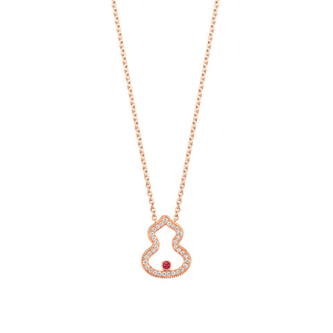 Qeelin Wulu Necklace-Qeelin Wulu Necklace - WLN30AKRGRU
