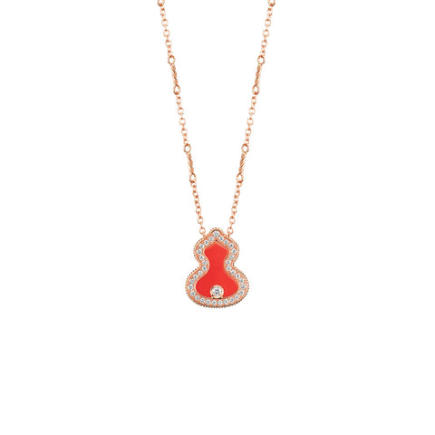 Qeelin Wulu Necklace-Qeelin Wulu Necklace - WU-030-LGNL-RGDRA