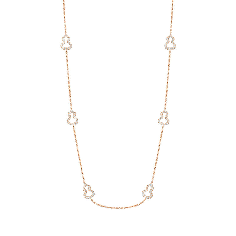 Qeelin Wulu Sautoir Necklace-Qeelin Wulu Sautoir Necklace - WUL22AMRGDI