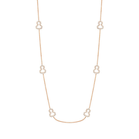 Qeelin Wulu Sautoir Necklace-Qeelin Wulu Sautoir Necklace - WUL22AMRGDI