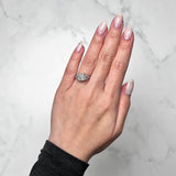 Radiant-cut Diamond Ring-Radiant-cut Diamond Ring - DRJBS01072
