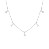 Roberto Coin 7 Station Diamond Necklace-Roberto Coin 7 Station Diamond Necklace - 111460AWCHX0